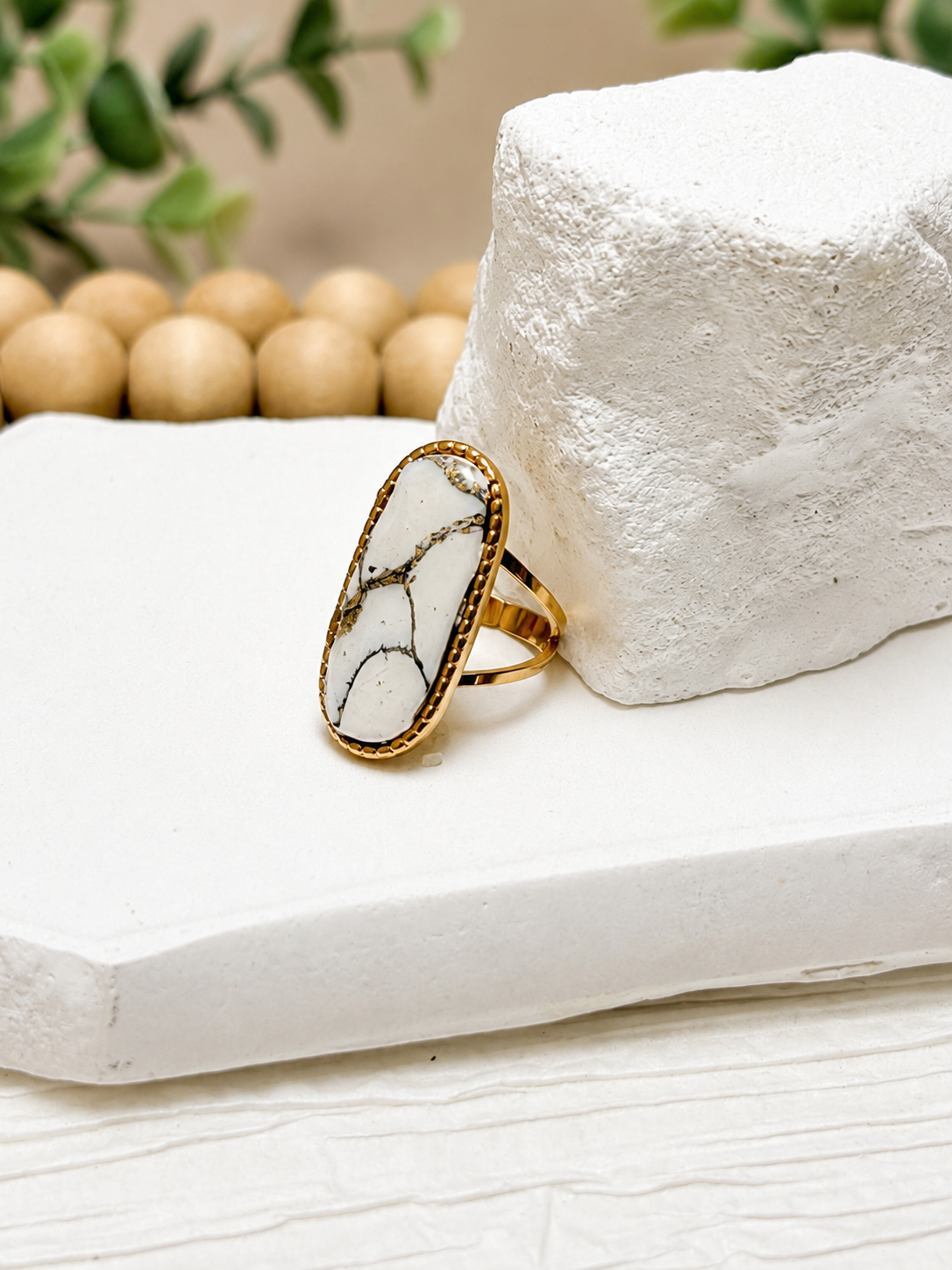White & Black ring