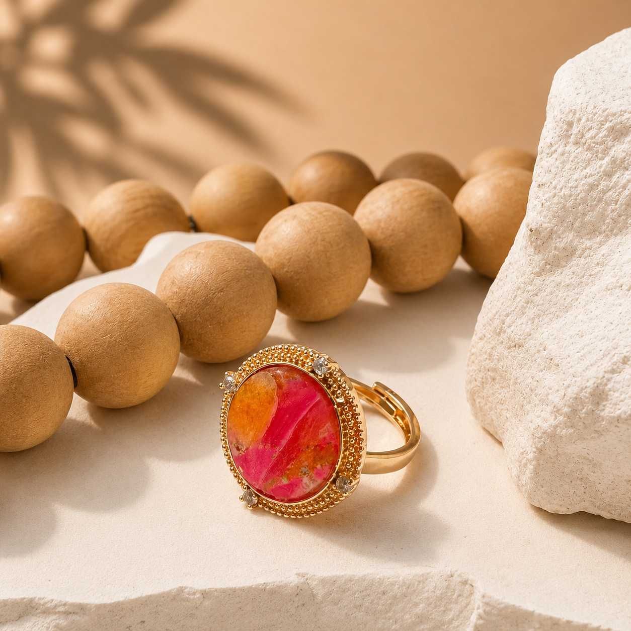 Ring-Fuscia & Oramge