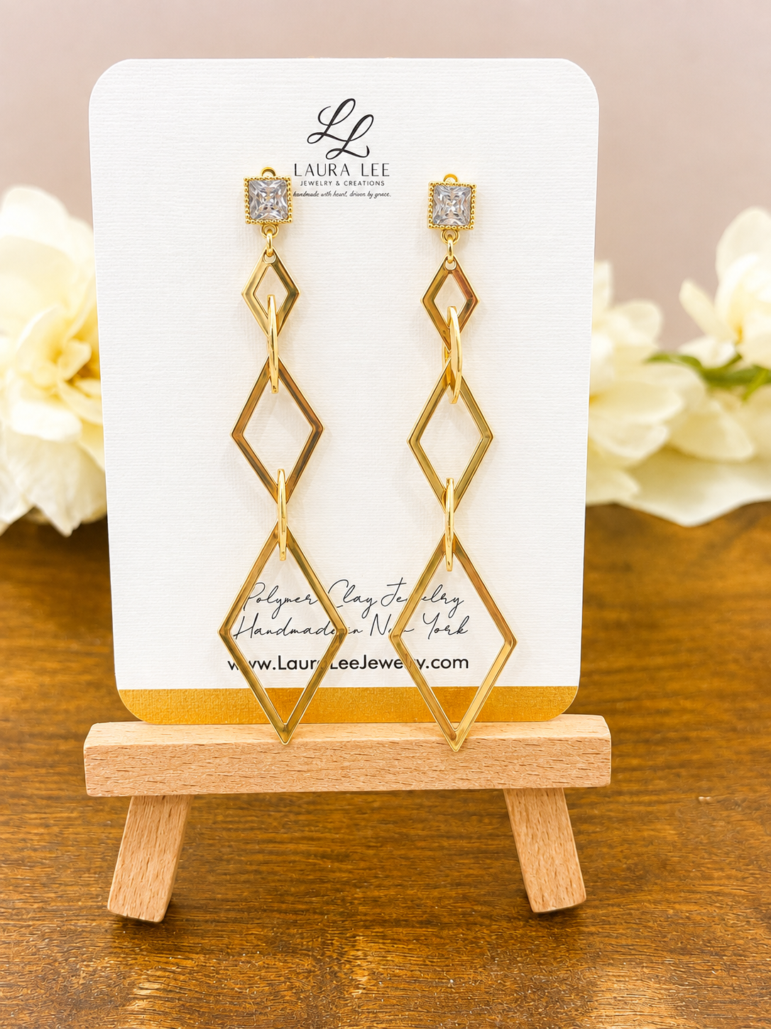 Geometric Drop Earrings
