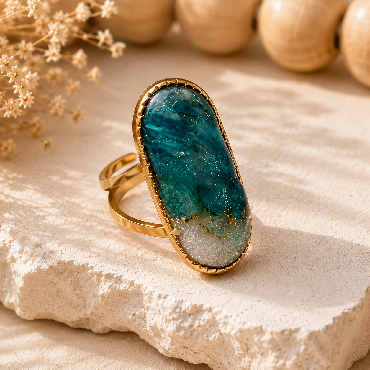 Turquoise blue ring
