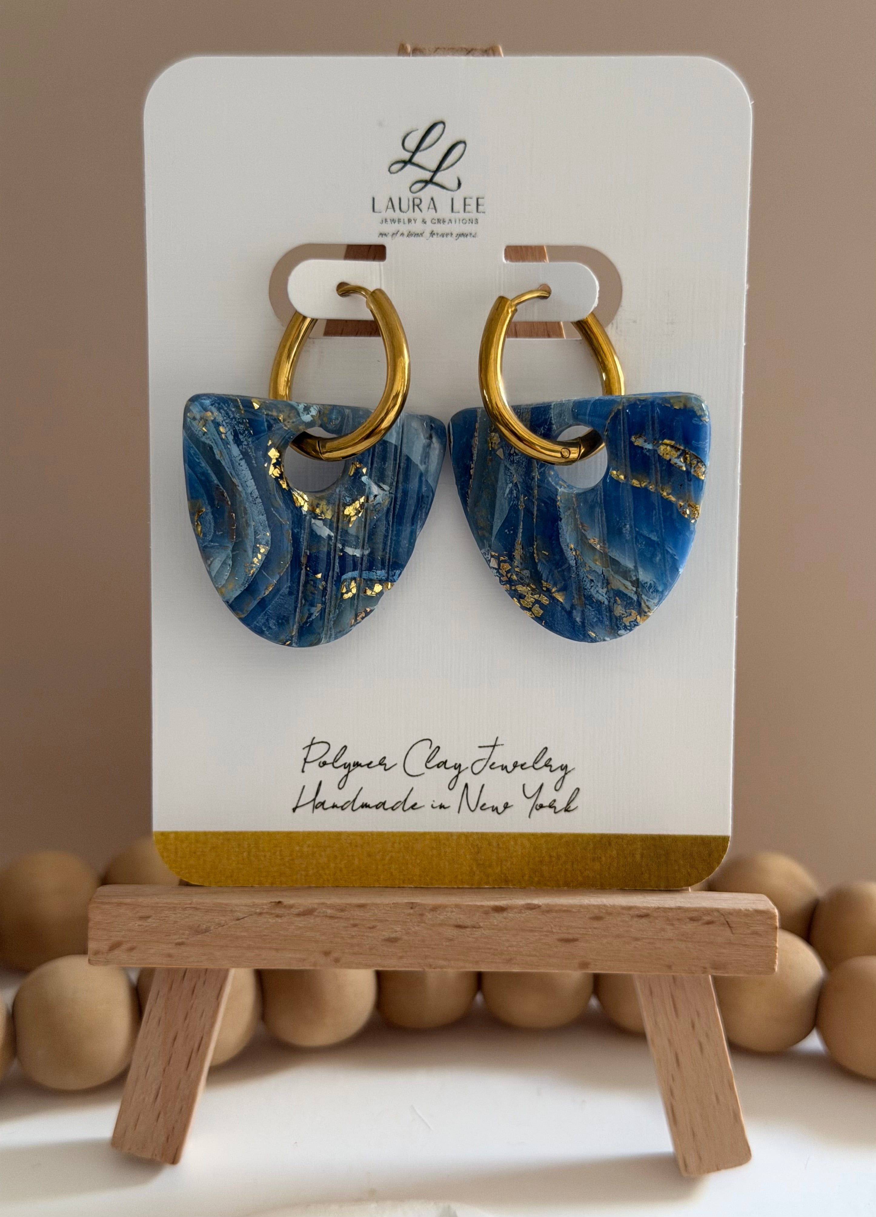 Half Moon Drop-Translucent Blue Collection