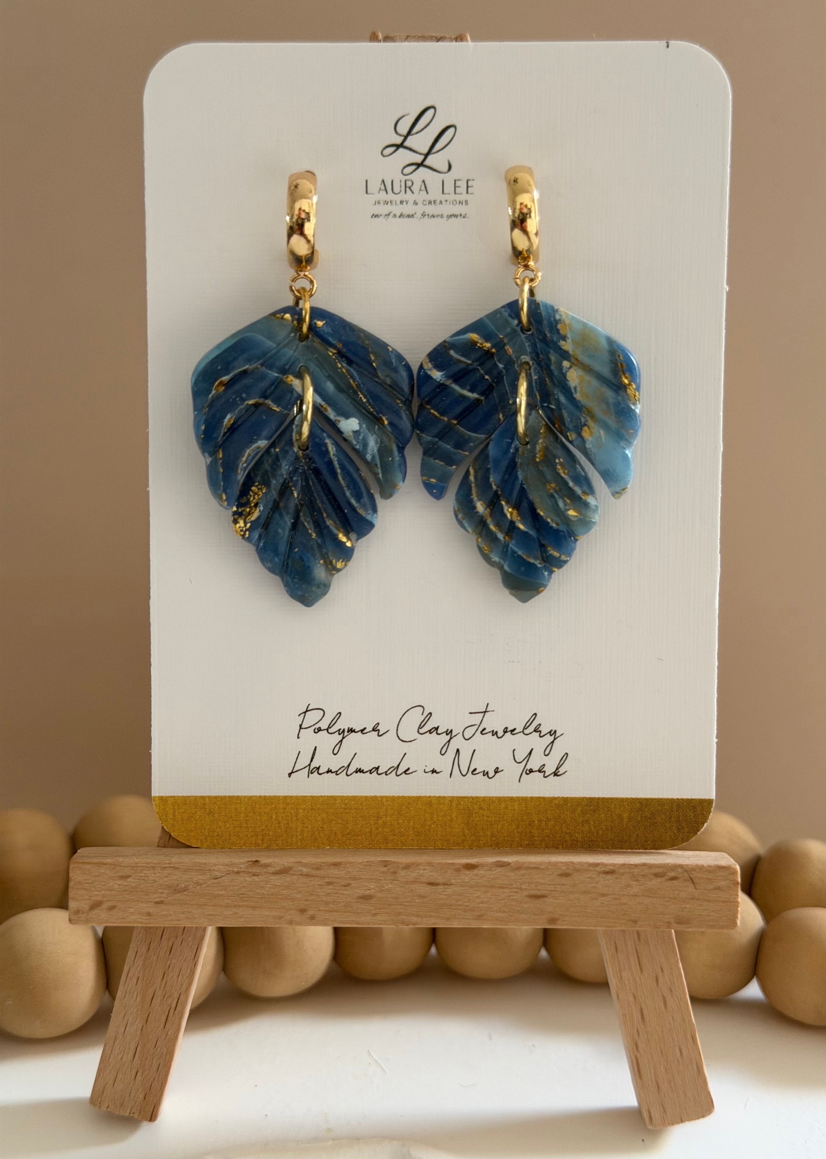 Laurel Leaf-Translucent Blue Collection