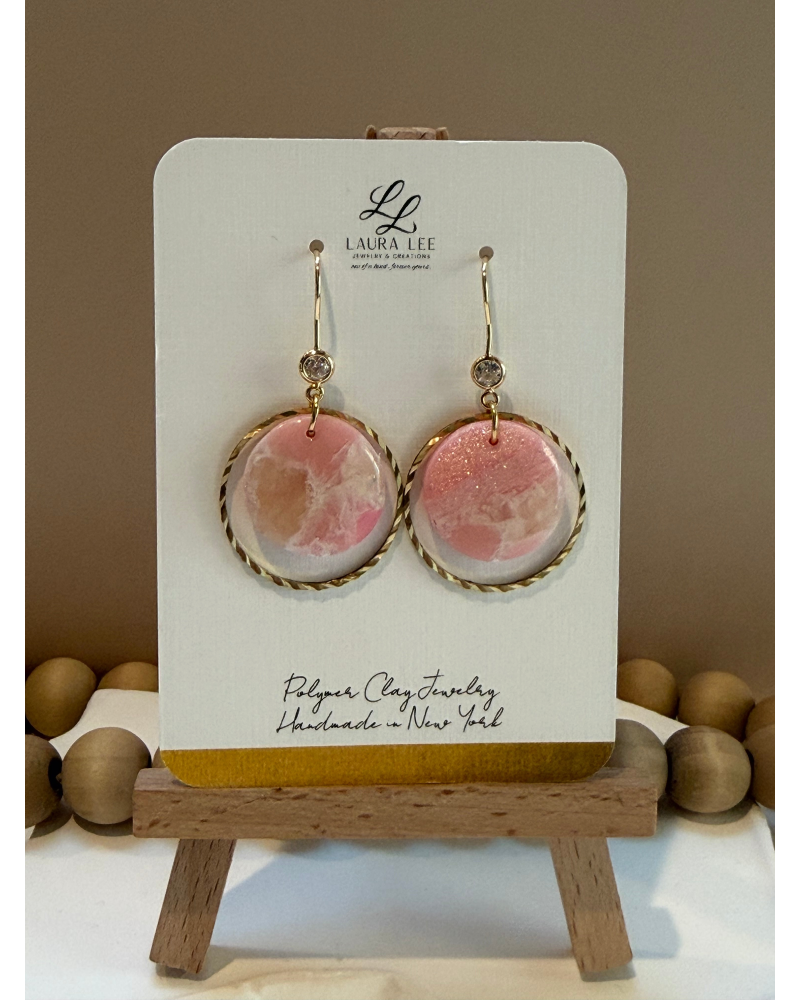 Circle Frame-Pink Translucent