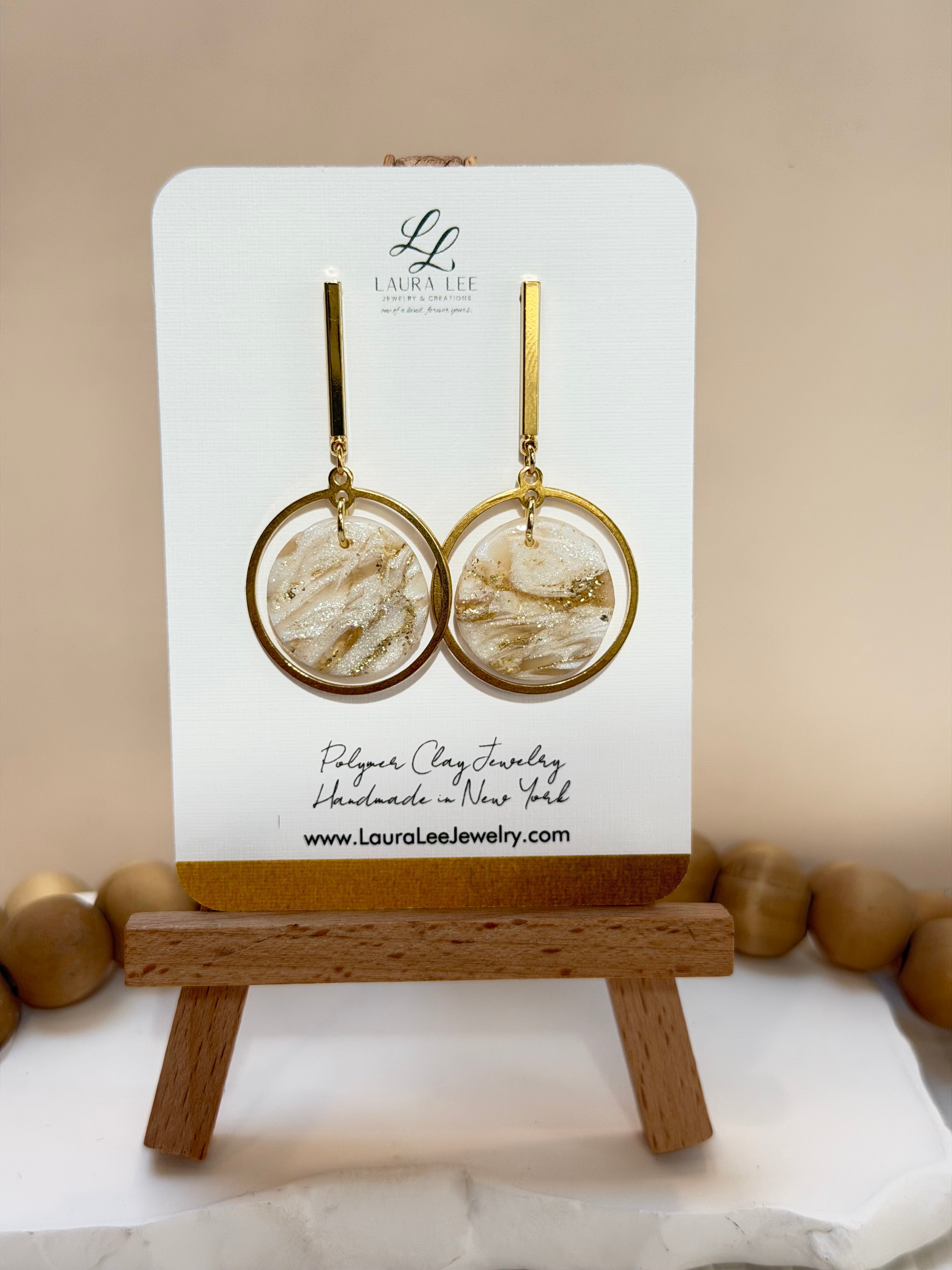 Circle Frame-Translucent Gold