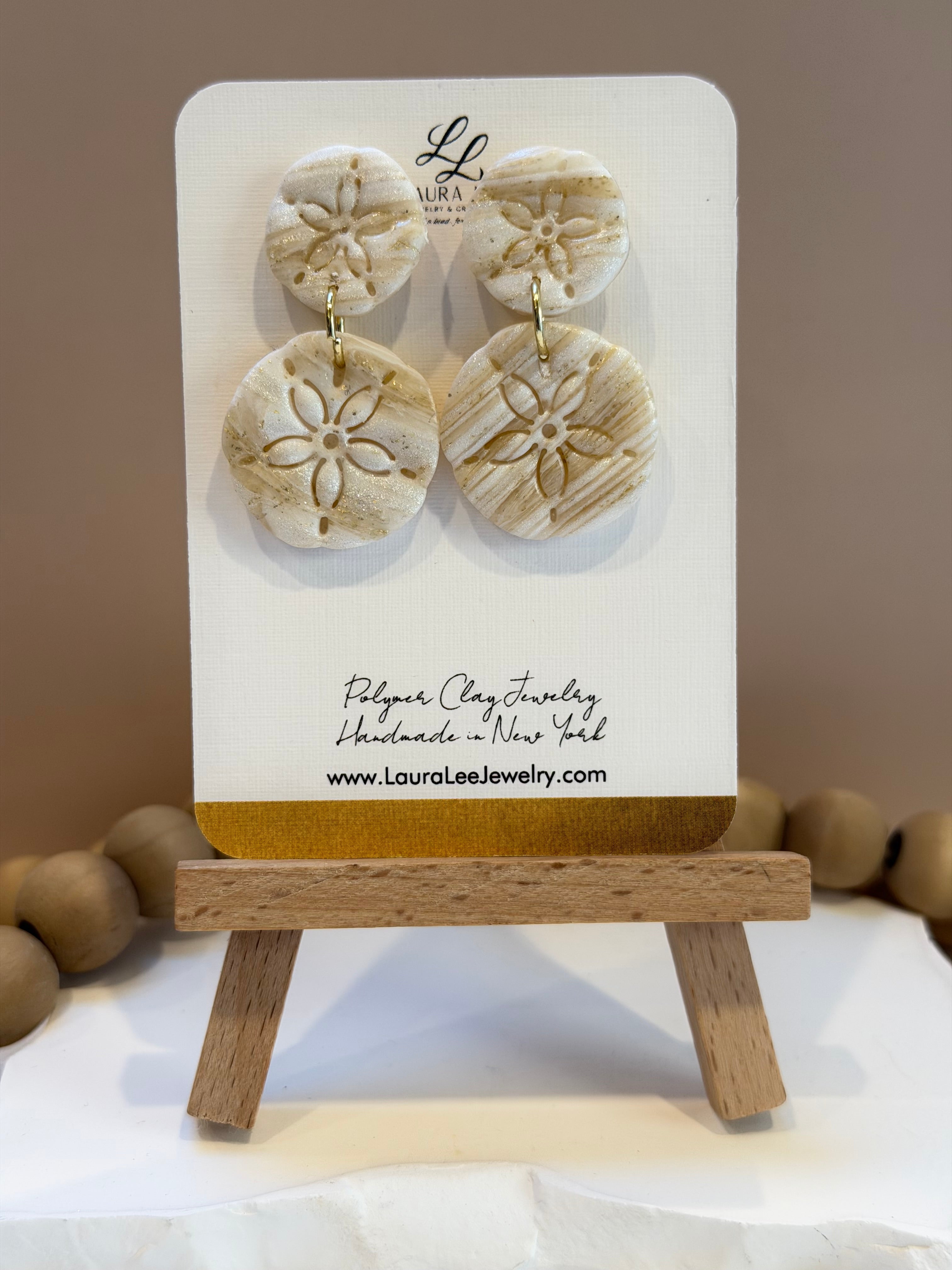 Double Sand dollar dangle